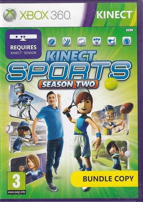 Kinect Sports Season Two - Bundle Copy - XBOX 360 (B Grade) (Genbrug)